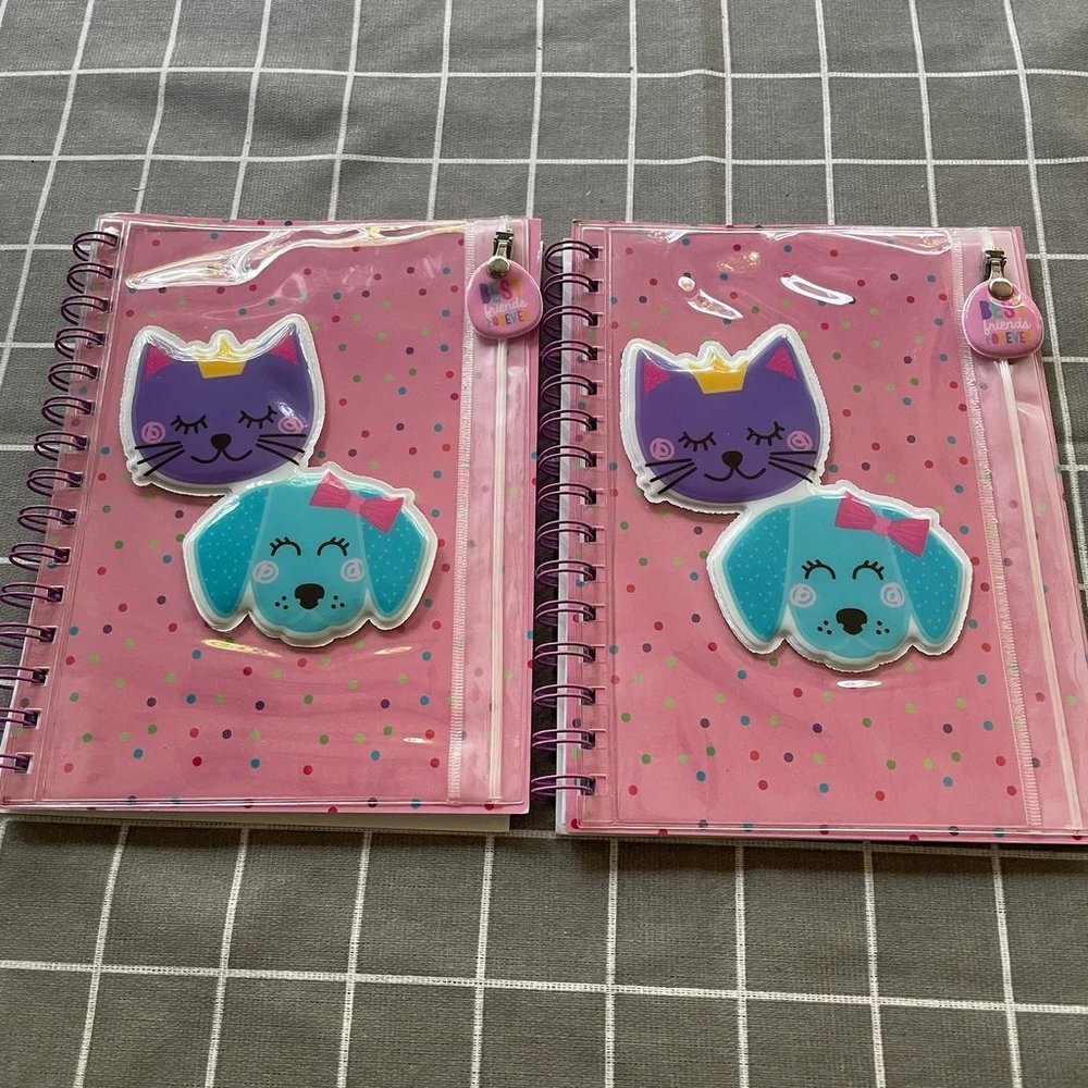 Creatology Kids School Supplies Notebook with Pencil Pouch Set of 2